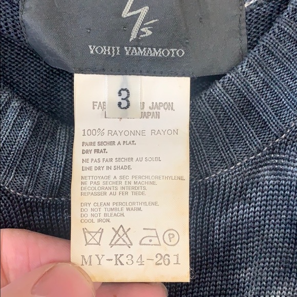 Stunning-rare yohji tie-dye knit - Picture 9 of 11